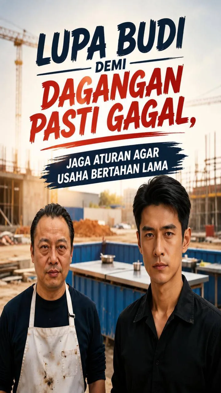 Lupa Budi demi Dagangan pasti Gagal, Jaga Aturan agar Usaha Bertahan Lama