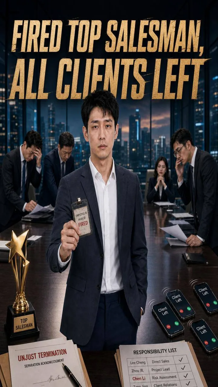 Fired Top Salesman, All Clients Left