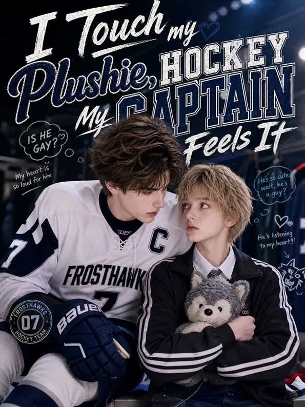 I Touch my Plushie, My Hockey Captain Feels It