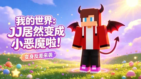 我的世界：JJ 居然变成小恶魔啦！