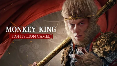 Monkey King fights Lion Camel
