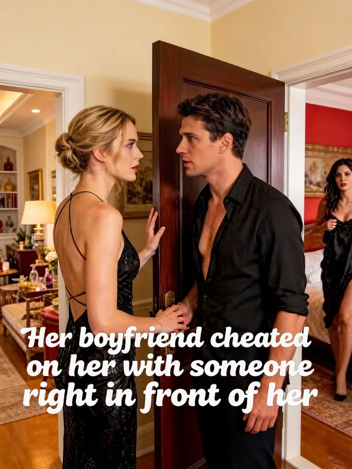 Her boyfriend cheated on her with another woman right in front of her