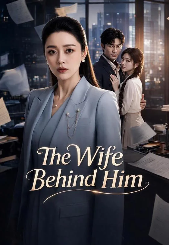 The Wife Behind Him