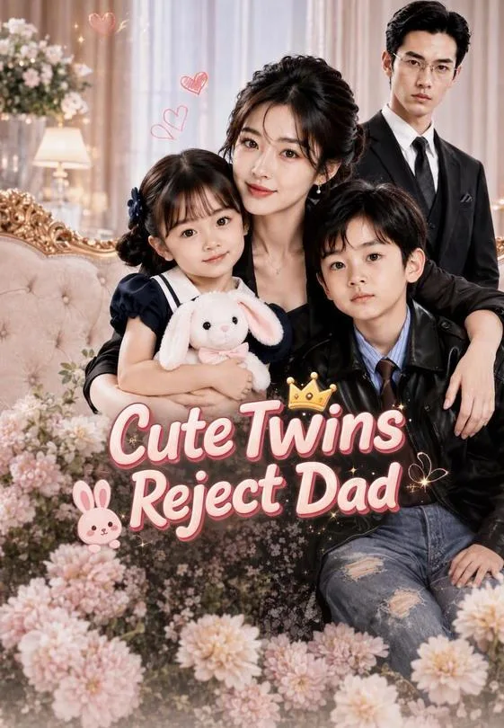 Cute Twins Reject Dad
