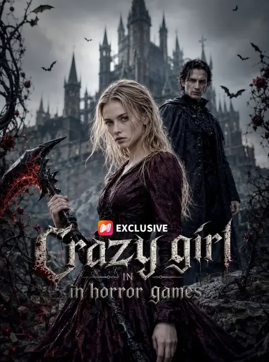 Crazy girl in horror games