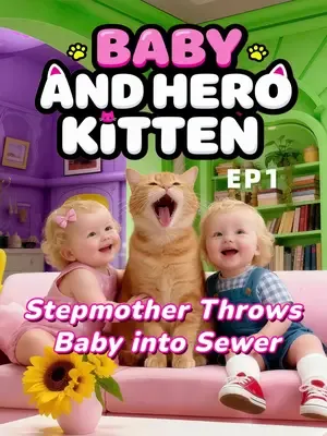 Baby und Heldenkätzchen