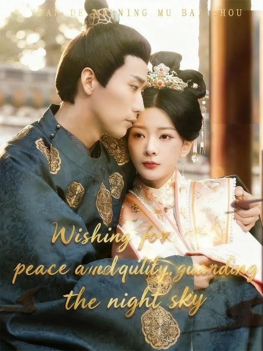 Wishing for peace and tranquility, guarding the night sky