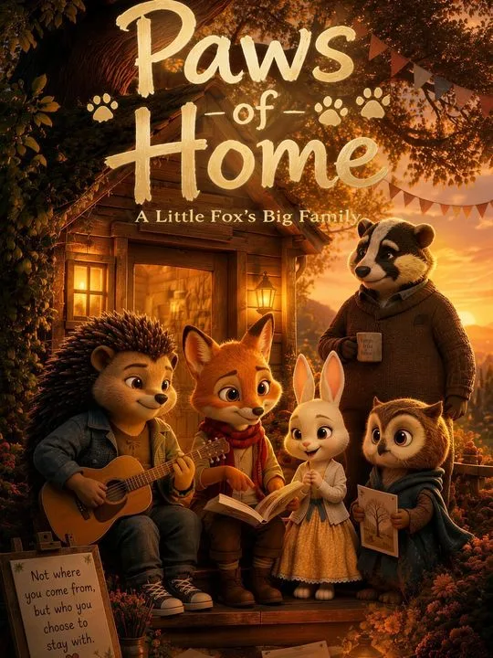 Paws of Home A Little Fox's Big Family