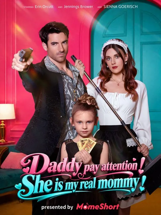 Daddy pay attention! She is my real mommy!