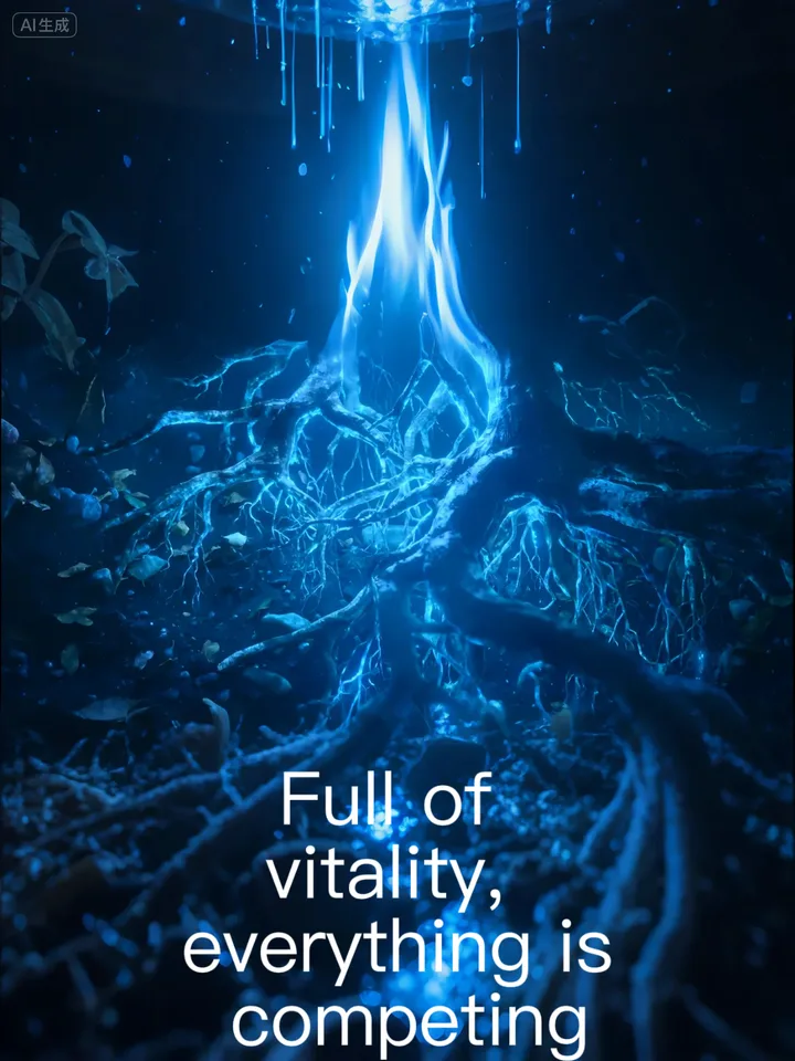 Full of vitality, everything is competing