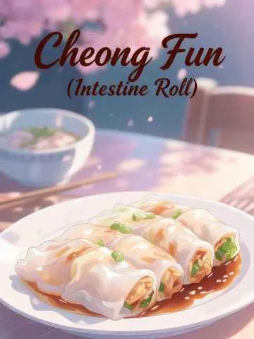 "Cheong Fun"(Intestine Roll)