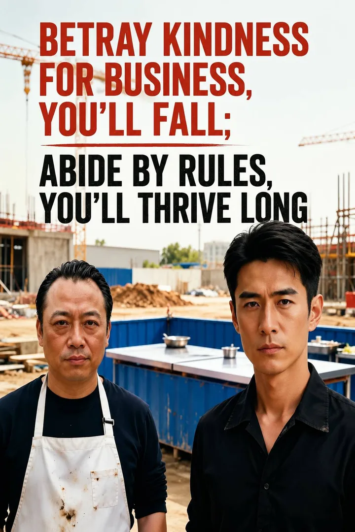 Betray Kindness for Business, You’ll Fall; Abide by Rules, You’ll Thrive Long
