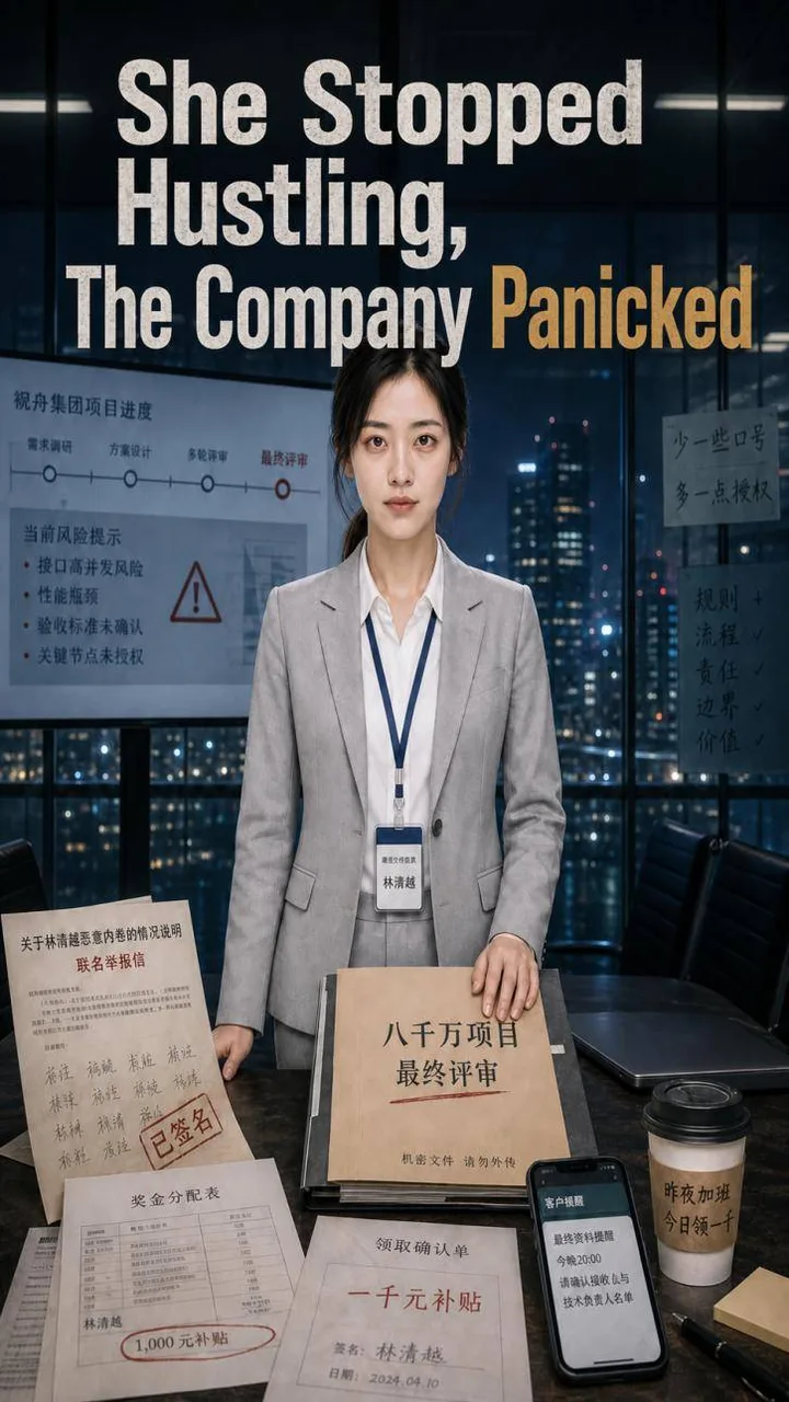 She Stopped Hustling, The Company Panicked