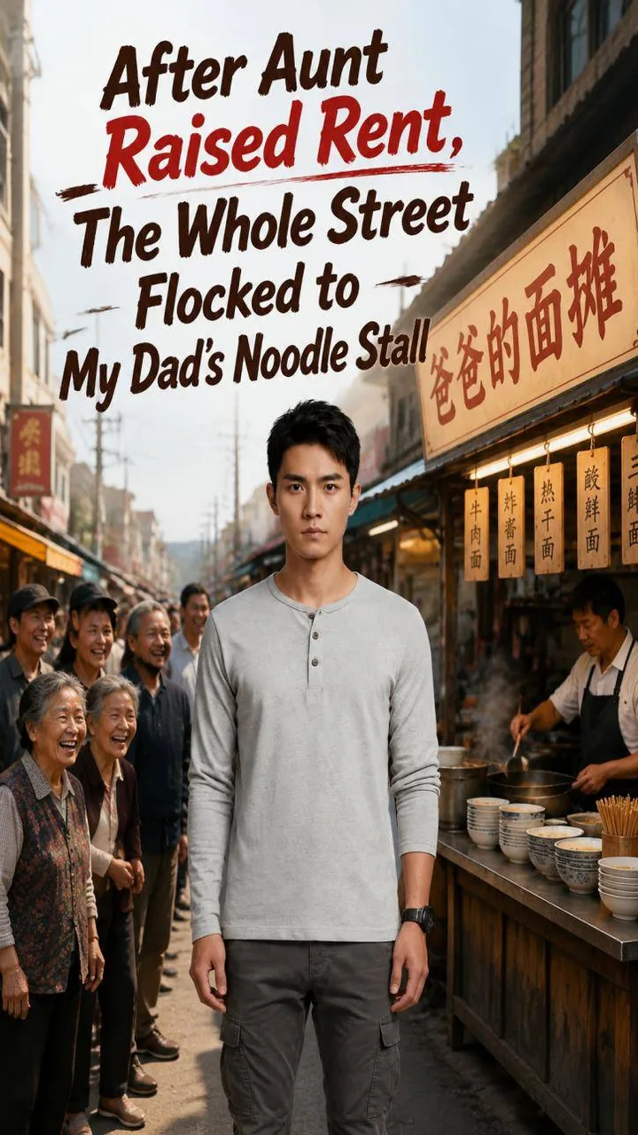 After Aunt Raised Rent, The Whole Street Flocked to My Dad’s Noodle Stall